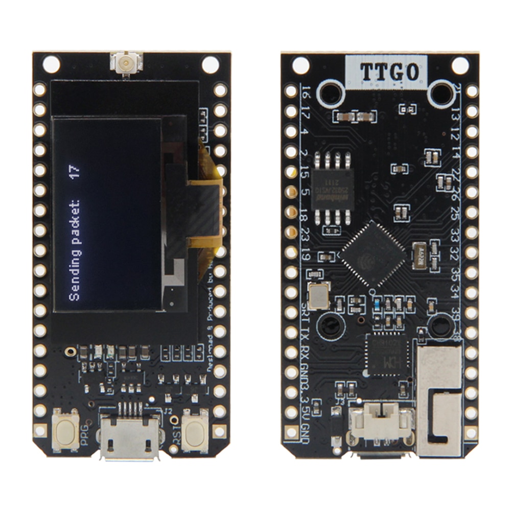 Comparação entre modelos de dispositivos LILYGO